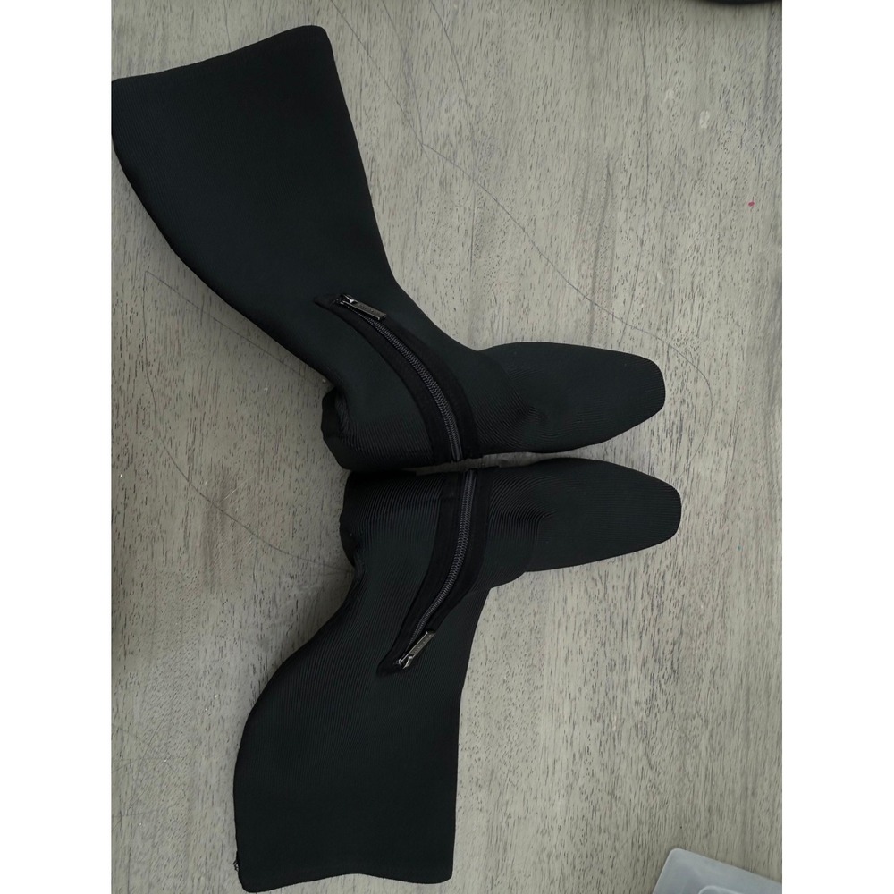 Anne Klein iFlex Black Knee High Block Heel Comfort Boots Zipper Women's 8.5